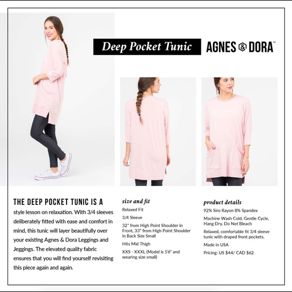 Denim Floral Deep pocket Tunic - Picture 2 of 5